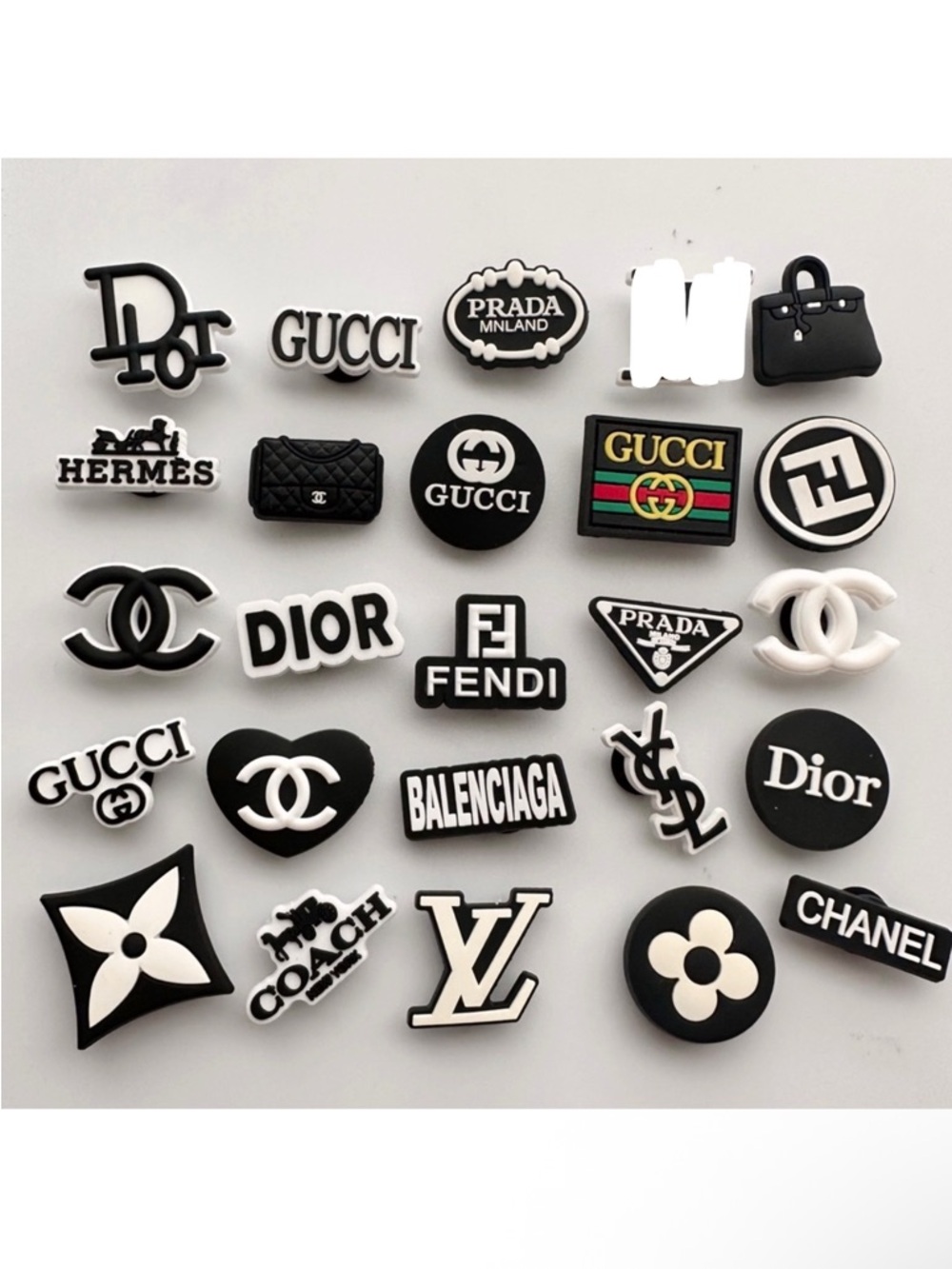 24 shoe charms